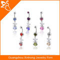 belly piercing jewelry wholesale, surgical steel belly piercing, fashion crystal belly ring